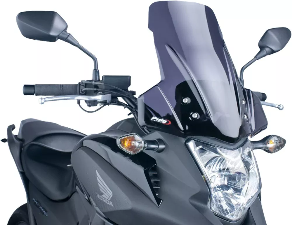 Puig Touring Windscreen for 2012-15 Honda NC700X – Dark Smoke – 5992F