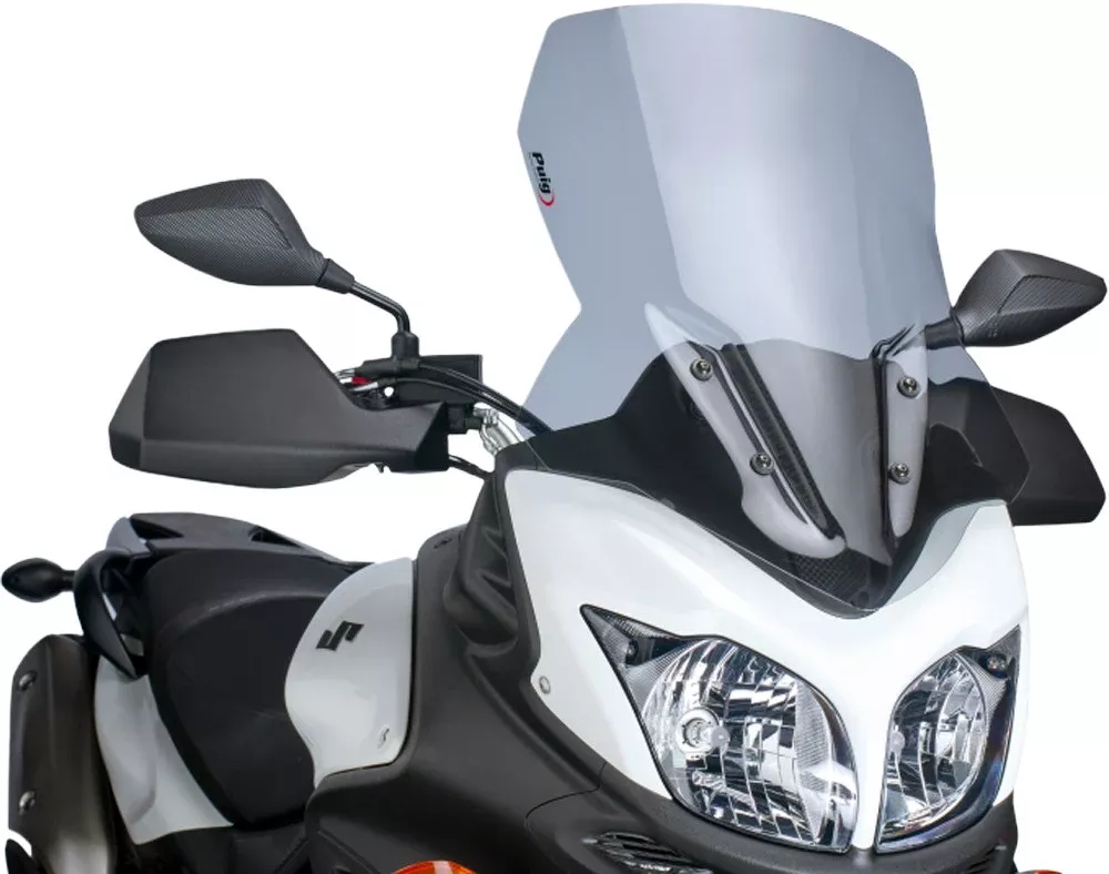 Puig Touring Windscreen for 2012-16 Suzuki DL650 V-Strom – Smoke