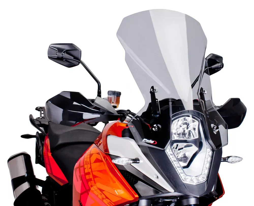Puig Touring Windscreen for 2013-15 KTM 1190 Adventure – Smoke