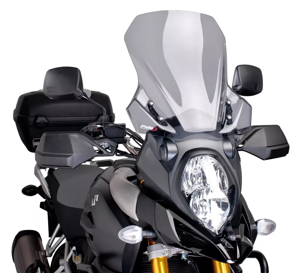 Puig Touring Windscreen for 2014-17 Suzuki DL1000 V-Strom – Smoke – 7229H