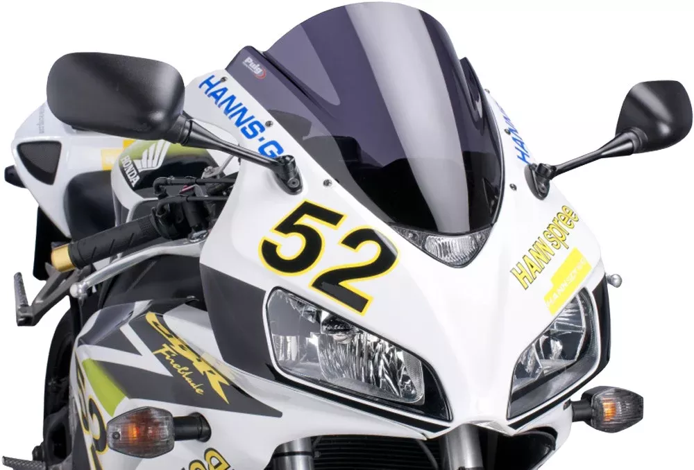 Puig Z-Racing Windscreen for 2004-07 Honda CBR1000RR – Dark Smoke