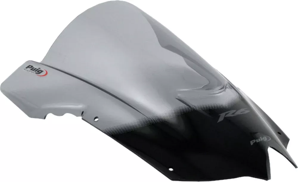 Puig Z Racing Windscreen for 2008-16 Yamaha YZF-R6- Smoke