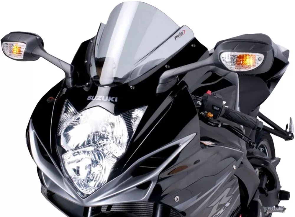 Puig Z Racing Windscreen for 2011-17 Suzuki GSXR-600 /R-750 – Smoke – 5605H