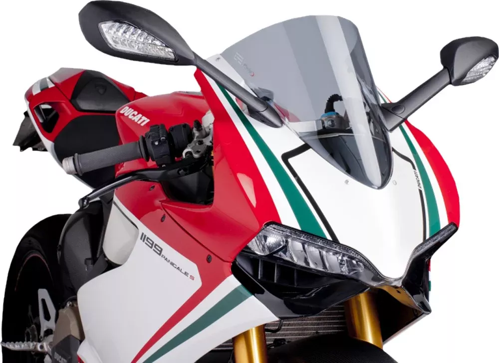 Puig Z Racing Windscreen for 2012-15 Ducati 1198 /1199 Panigale – Smoke – 5990H