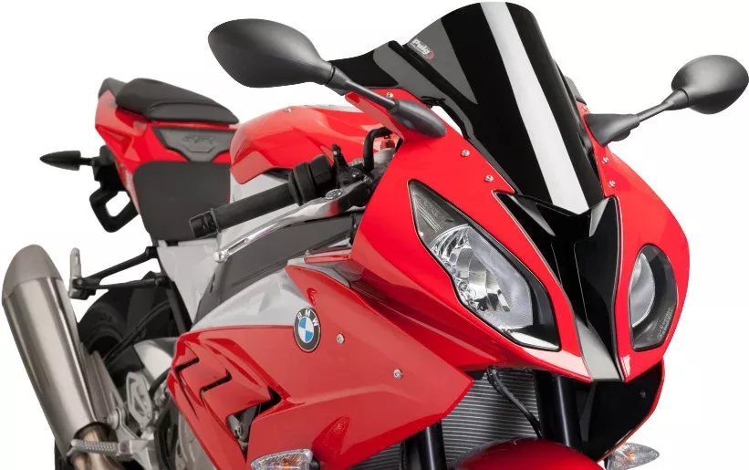 Puig Z Racing Windscreen for 2015-17 BMW S1000RR – Black