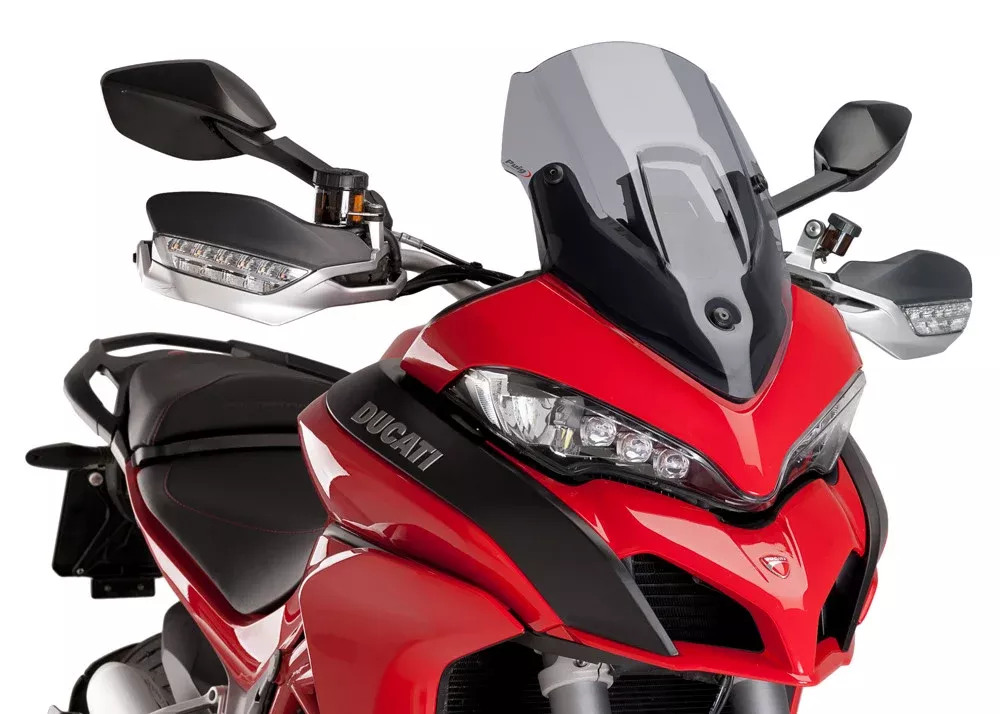 Puig Z-Racing Windscreen for 2015-17 Ducati Multistrada 1200S – Smoke