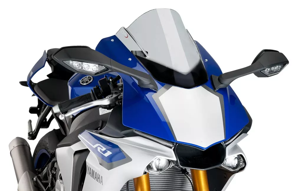 Puig Z Racing Windscreen for 2015-17 Yamaha YZF-R1 – Clear – 7648W