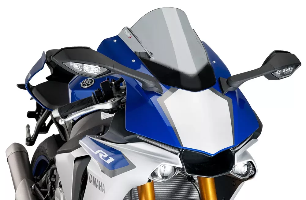 Puig Z Racing Windscreen for 2015-18 Yamaha YZF-R1 – Smoke – 7648H