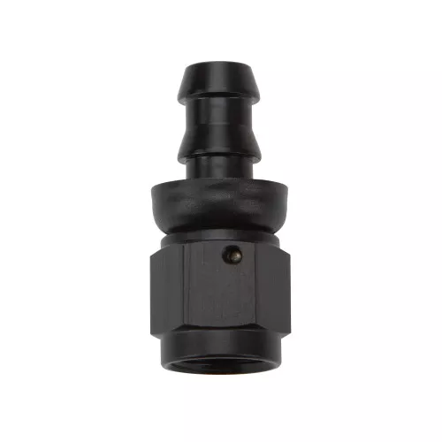 Pushlock Hose End Black Straight -12 ALL49415