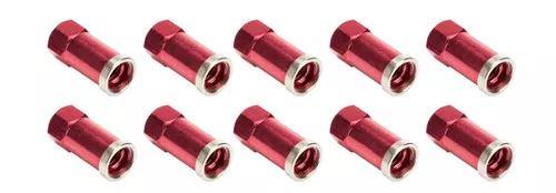QC Gear Covers Nut 3/8-16in Thread Red Long 10pk ALL72061