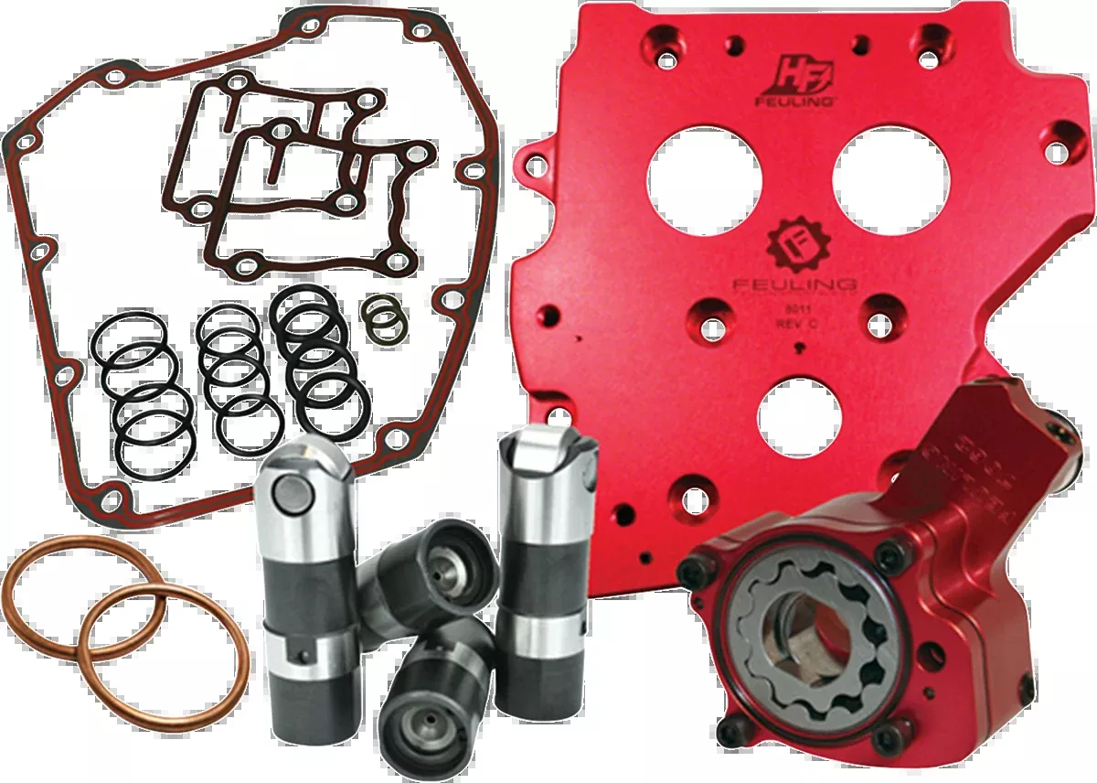 Race Series Conversion Camplate Oil System - Twin Cam