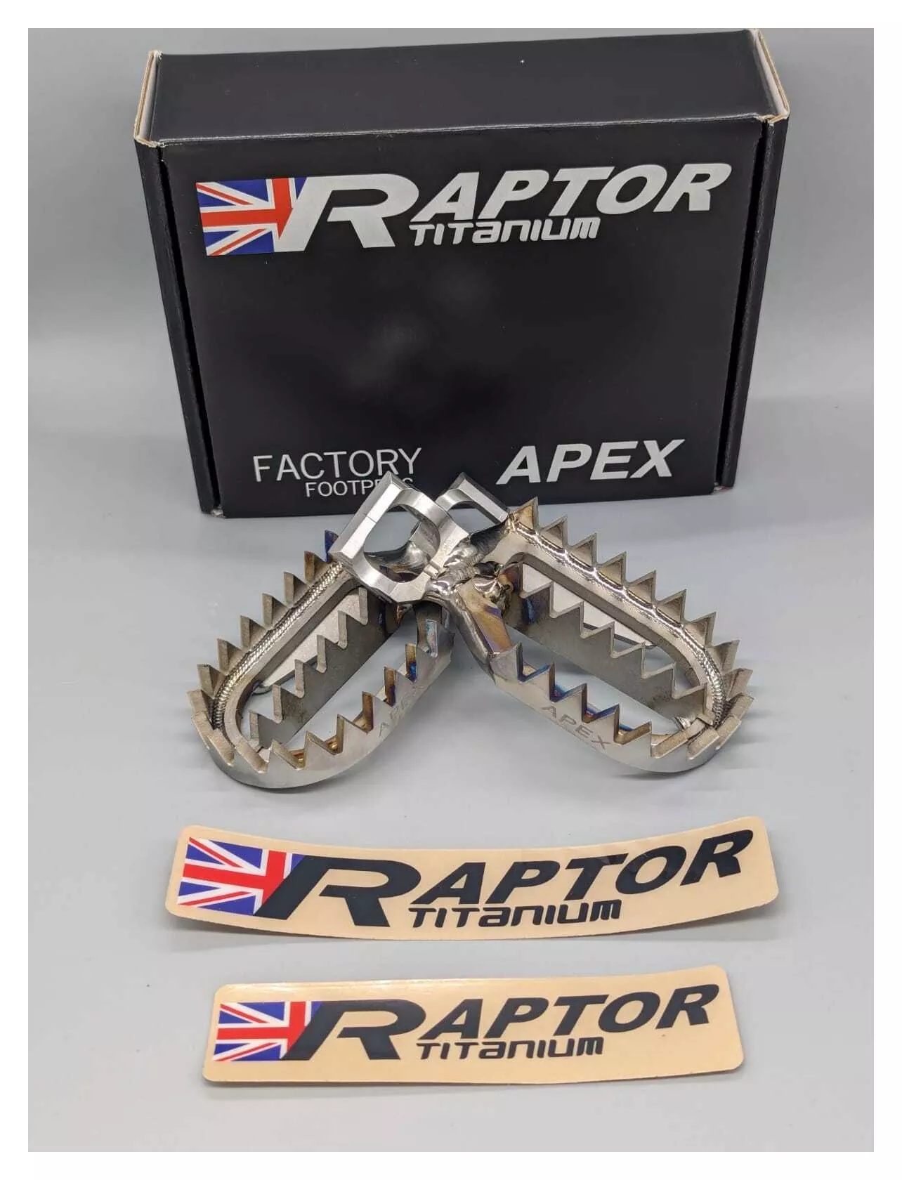 Raptor Titanium Footpegs Triumph TF250X 2024-2026