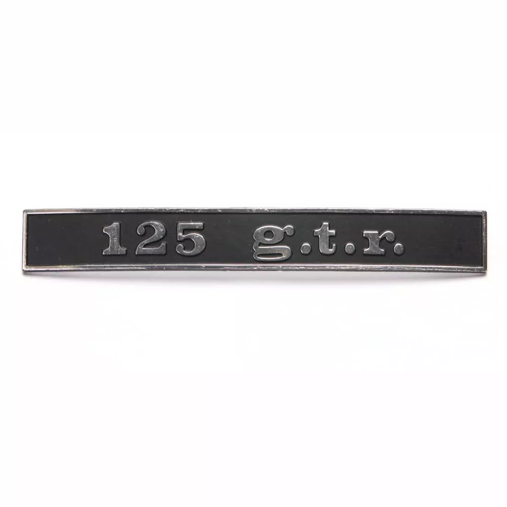 Rear Emblem (125 G.T.R.); VNL