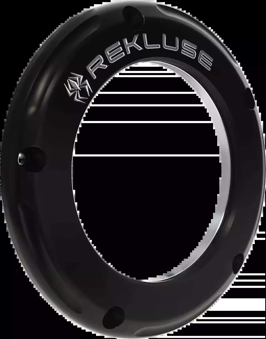 REKLUSE Clear Derby Cover for M8 Models – Black/Anodized, Part RMS-0515027