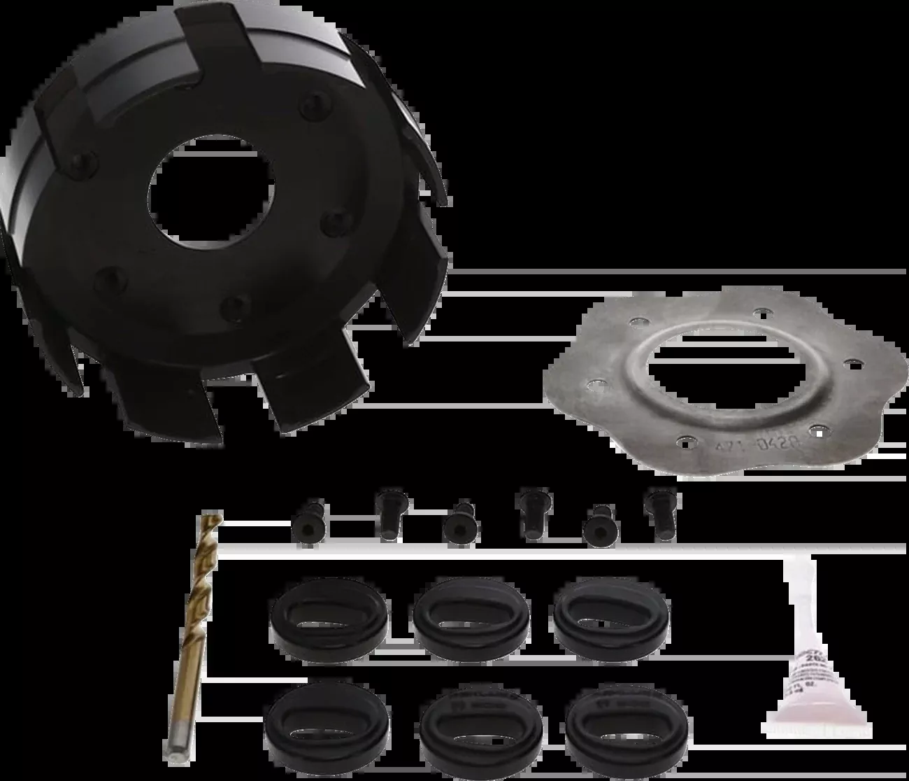 REKLUSE Clutch Basket for KX 80/85/100/112 – Part RMS-4104042