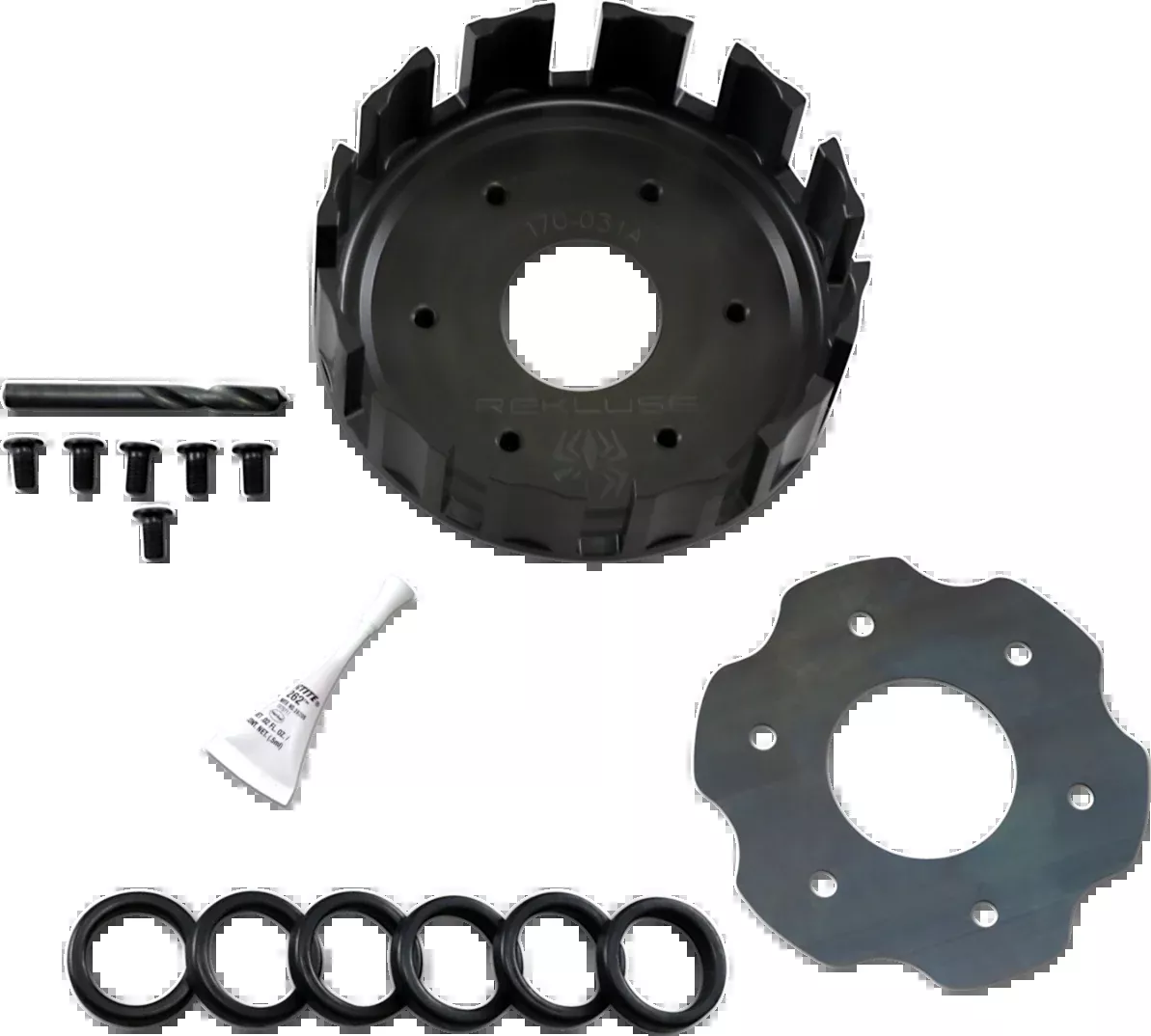 REKLUSE Clutch Basket RMS-4131 – High-Performance Billet Aluminum Design for Enhanced Durability and Smooth Operation