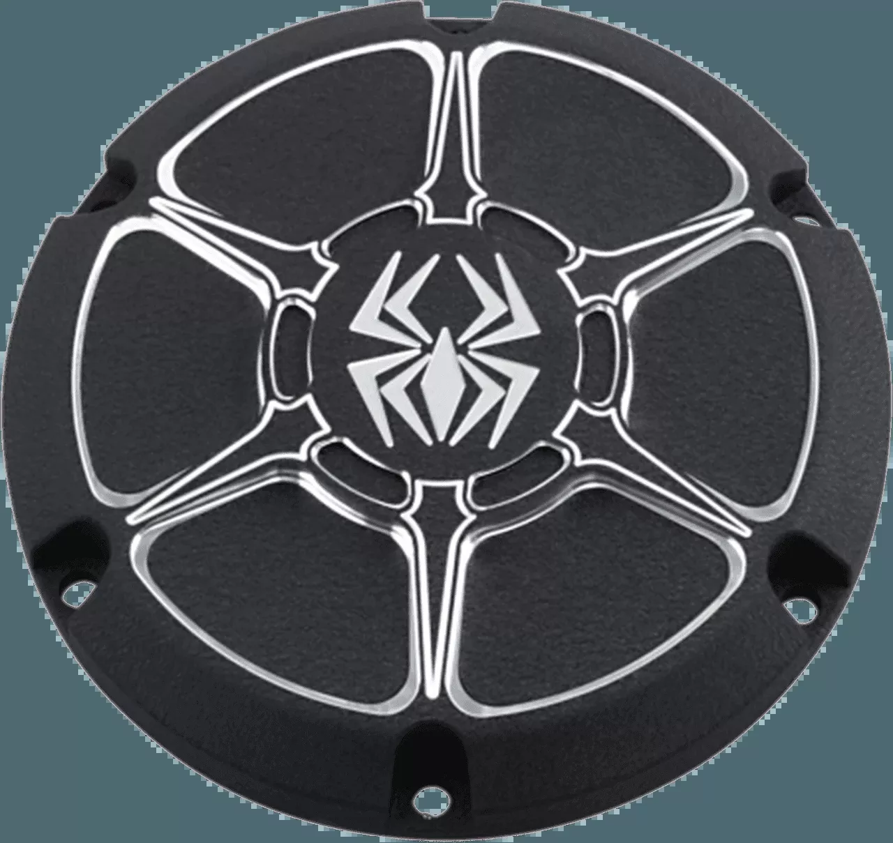 Rekluse Derby Cover for '04-Up Harley Davidson Sportster Models - Wrinkle Black