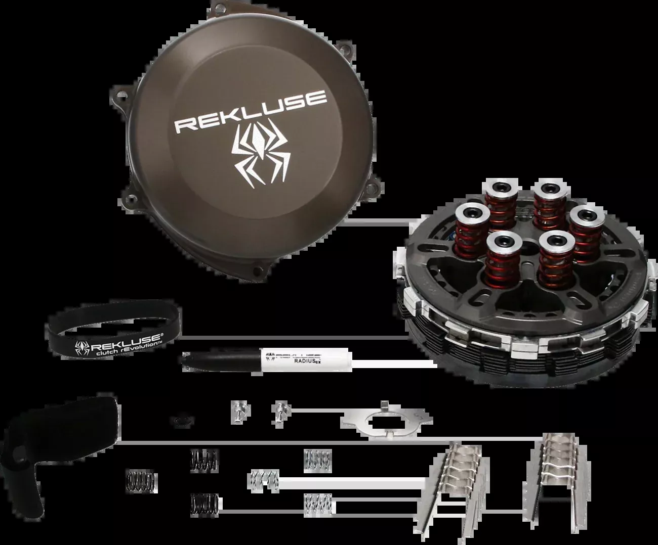 REKLUSE RadiusCX 4.0 Clutch for Yamaha RMS-8907002 | High-Performance Expanding Friction Disk Assembly