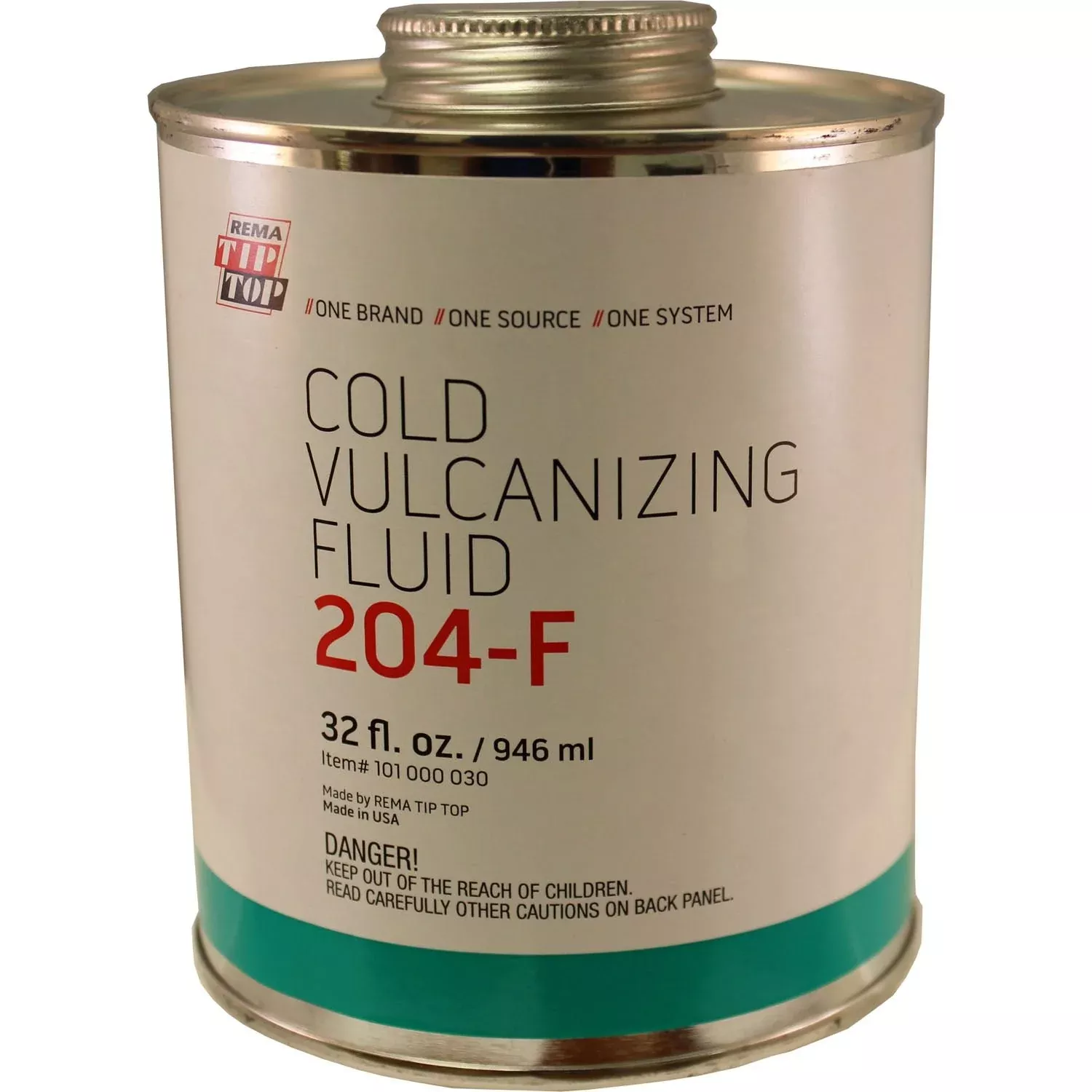 REMA TIP TOP 204-F Cold Vulcanizing Fluid Tire Repair Cement 32oz