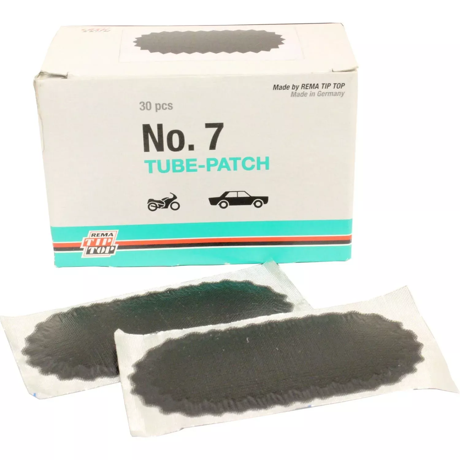 REMA TIP TOP 7 Oval Black Tube Patch 3″ x 1-1/2″ – Box of 30