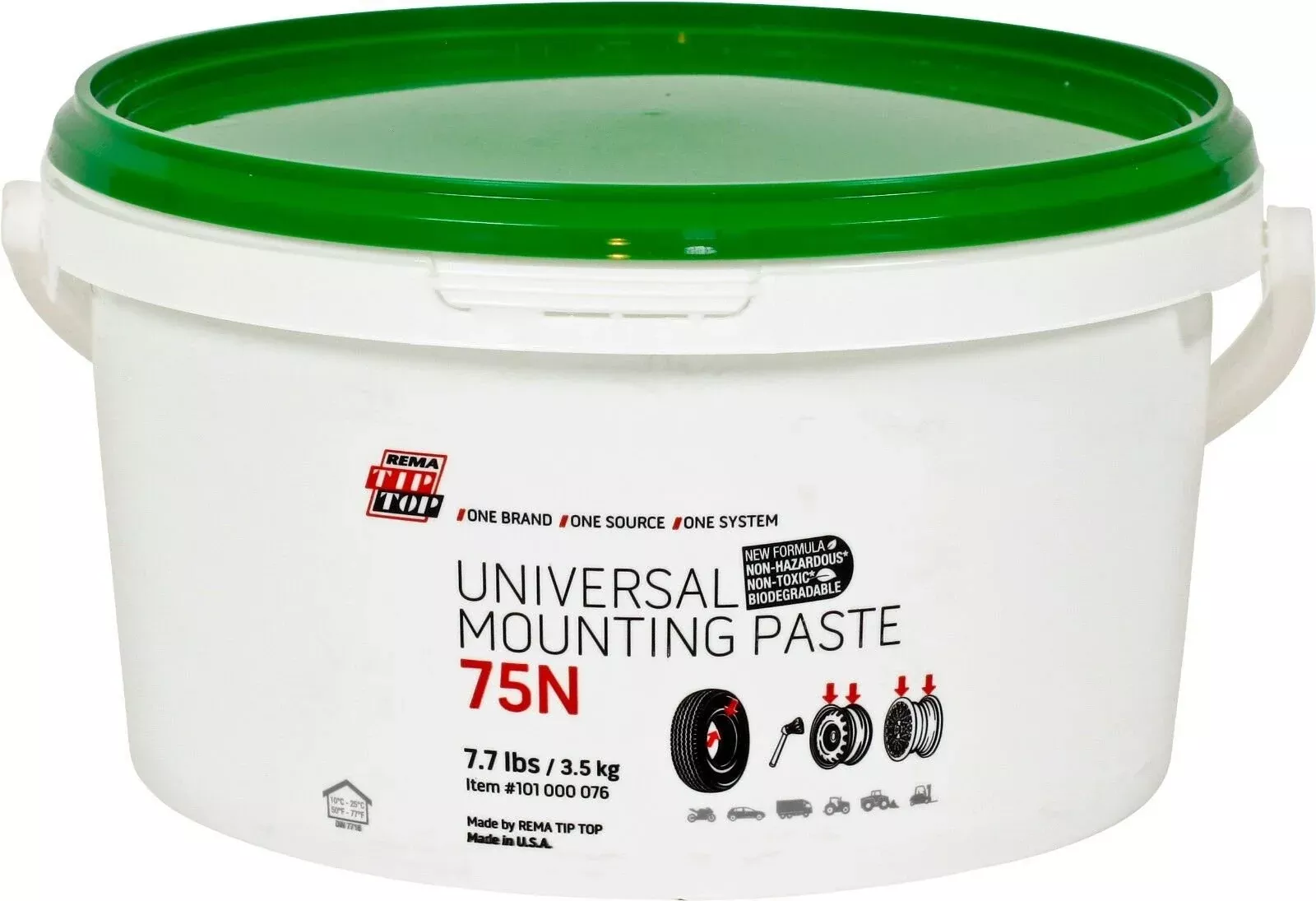 REMA TIP TOP 75N Universal Tire Mounting Paste 7.7lb Pail Pack of 4