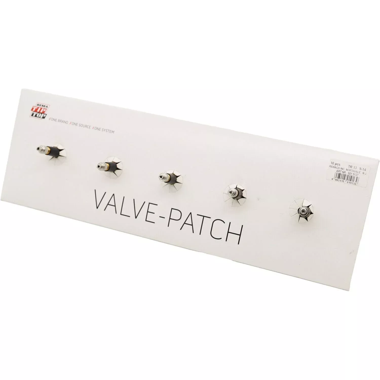REMA TIP TOP 9-14 Vulc-on TR13 Tube Valve Repair Unit - Box of 10