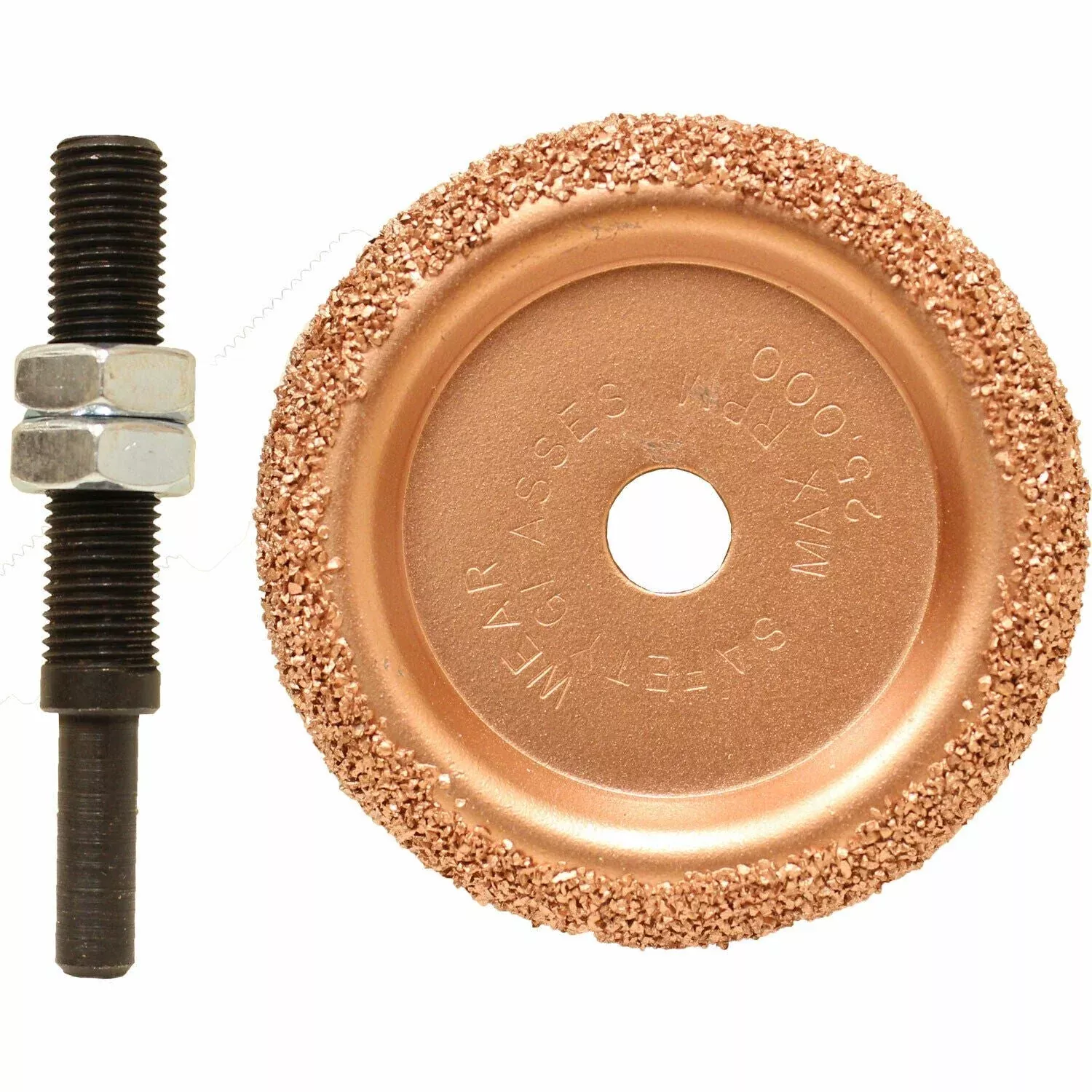 REMA TIP TOP Tire Buffing 2-1/2″ Carbide Wheel and Arbor Bundle (2 Items)