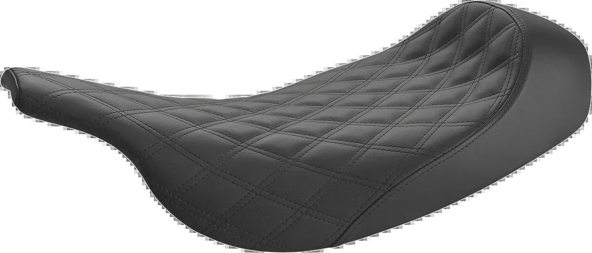 Renegade Solo Seat - Lattice Stitched - Black - FL '97-'07