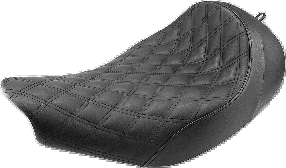 Renegade Solo Seat - Lattice Stitched - Black - Indian '14-'24