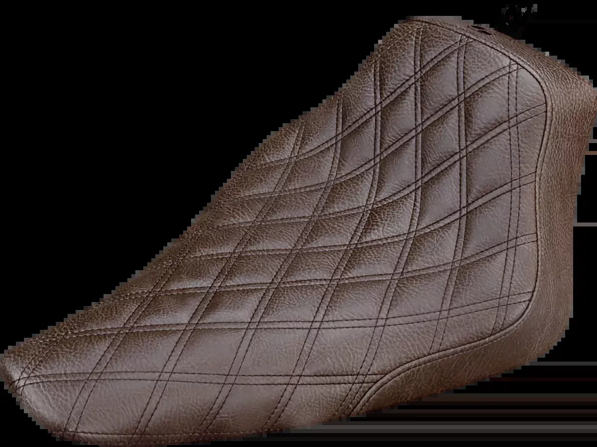 Renegade Solo Seat - Lattice Stitched - Brown - FLS '12-'17