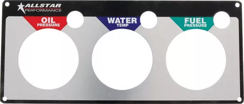 Replacement 3 Gauge Panel OP/WT/FP ALL80127