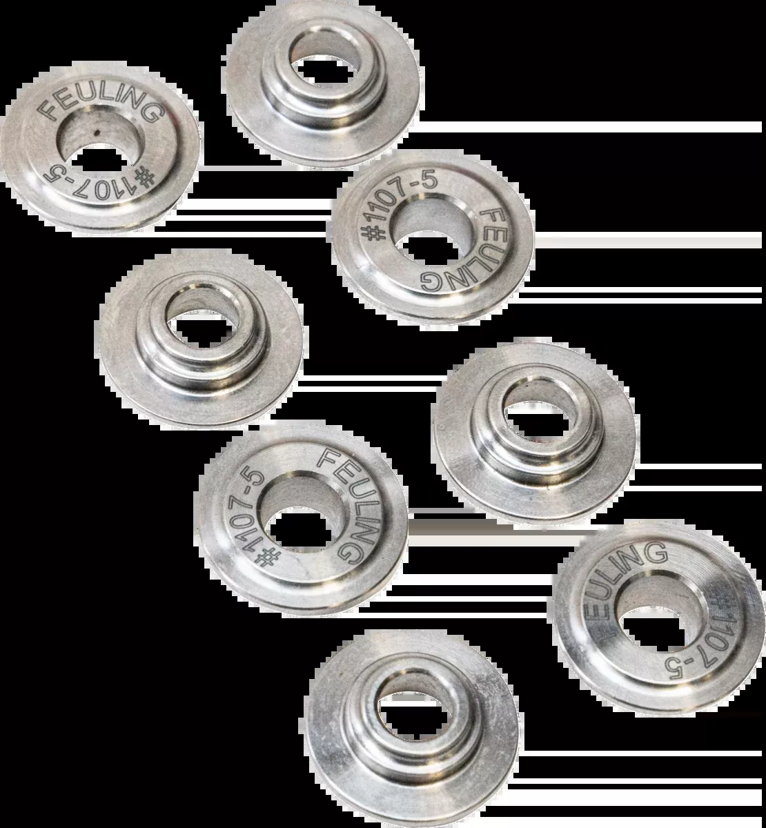 Retainer Kit - Titanium - +0.050" - M8
