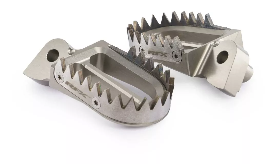 RFX Pro Titanium/Aluminum Footpegs Triumph 250cc-450cc