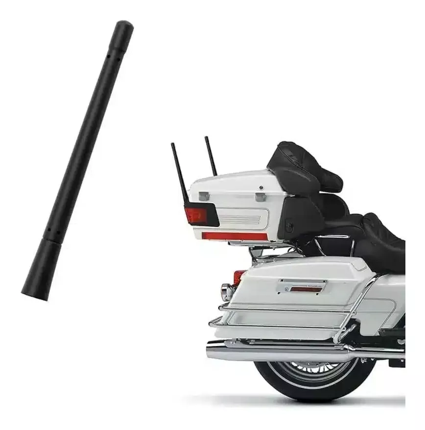 RickRak 7-Inch Short Antenna Replacement For Harley Touring 1998-2025