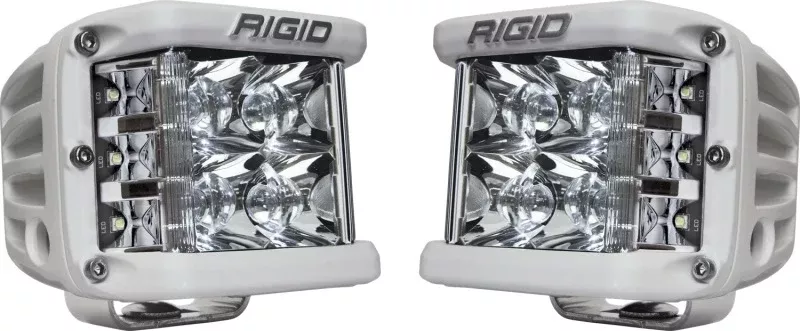 Rigid Industries D-SS – Spot – Set of 2 – White Housing