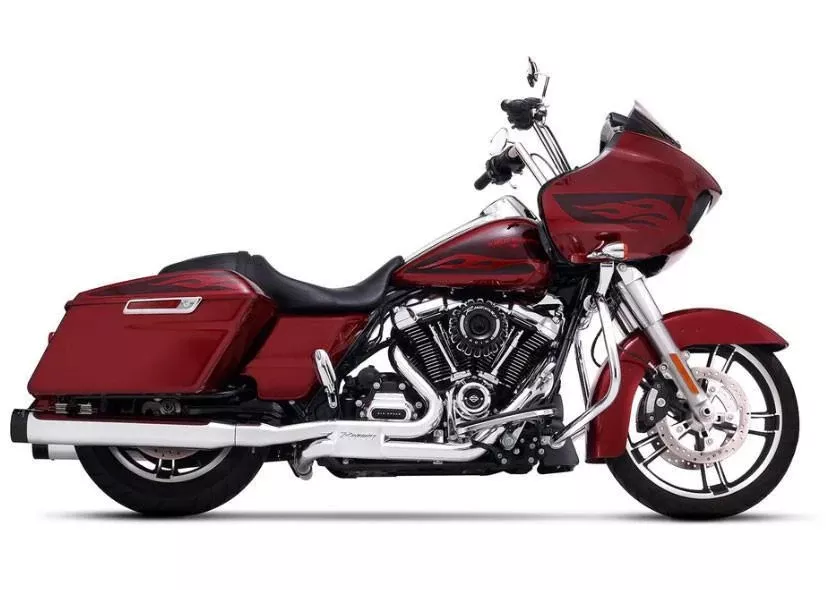 Rinehart Racing Slimline Duals Header Kit for Harley Davidson Touring Models '17-Later (for DBX and MotoPro Mufflers) Select Finish (49-state emissions compliant)
