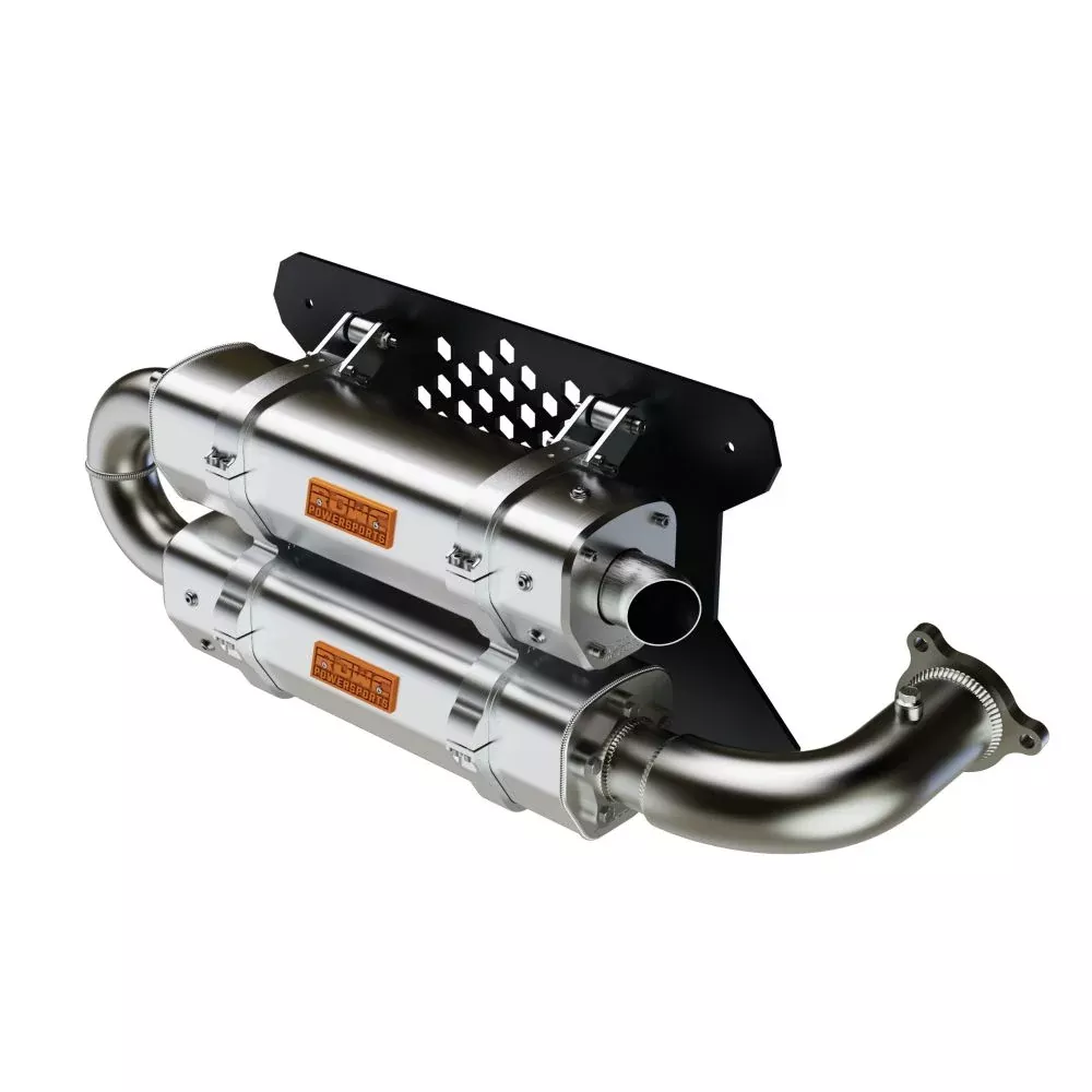 RJWC Dual APX Quiet Exhaust For Polaris RZR XP 2016-2020 10060050