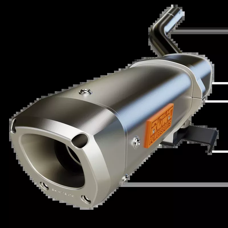 RJWC Single APX Exhaust For TGB Blade 1000 2016-2024 10113110