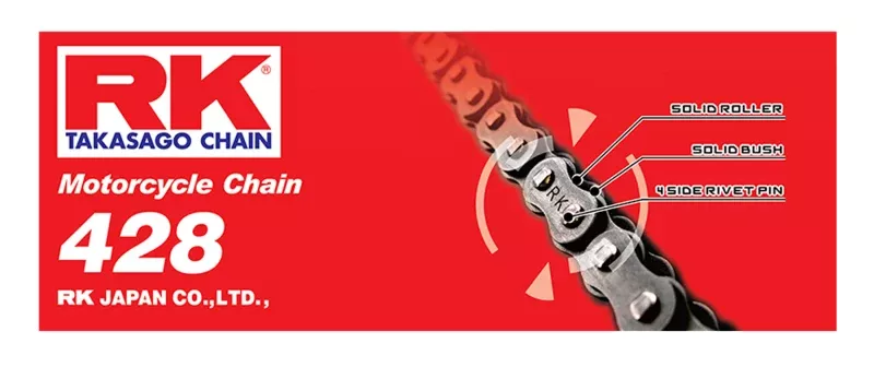 RK Chain 428-110 – Natural