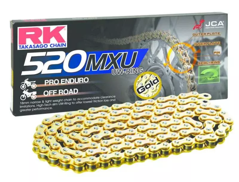 RK Chain GB520MXU-116L UW-Ring – Gold
