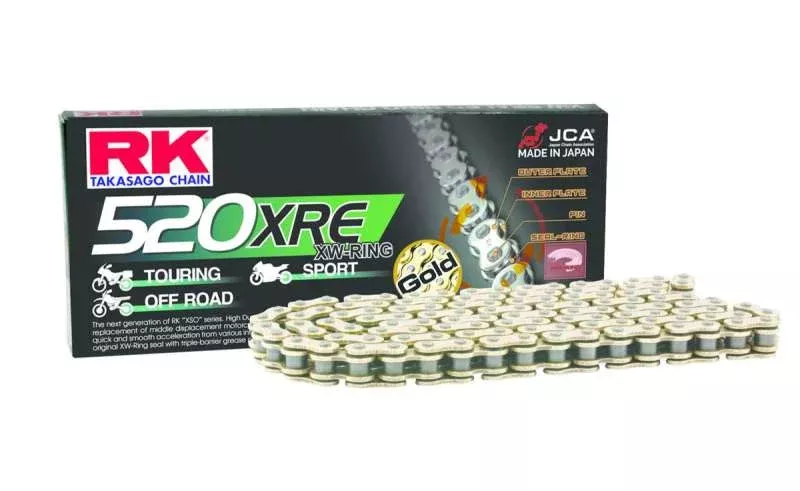 RK Chain GB520XRE-112L XW-Ring – Gold