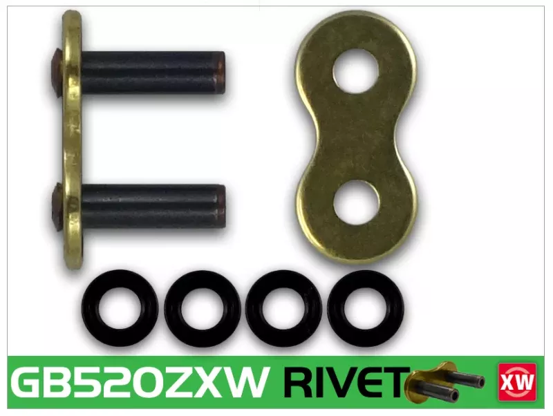 RK Chain GB520ZXW-RIVET – Gold