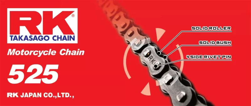 RK Chain RK-M 525-130L - Natural