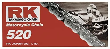 RK Racing Chain 520-84 84 Links Natural Chain for Motorcycles