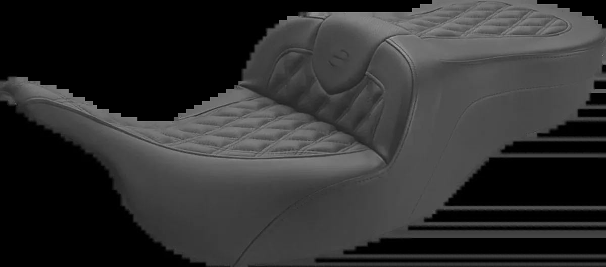 Roadsofa™ Seat - Full Lattice Stitch - without Backrest - FLT/FLH '97-'07