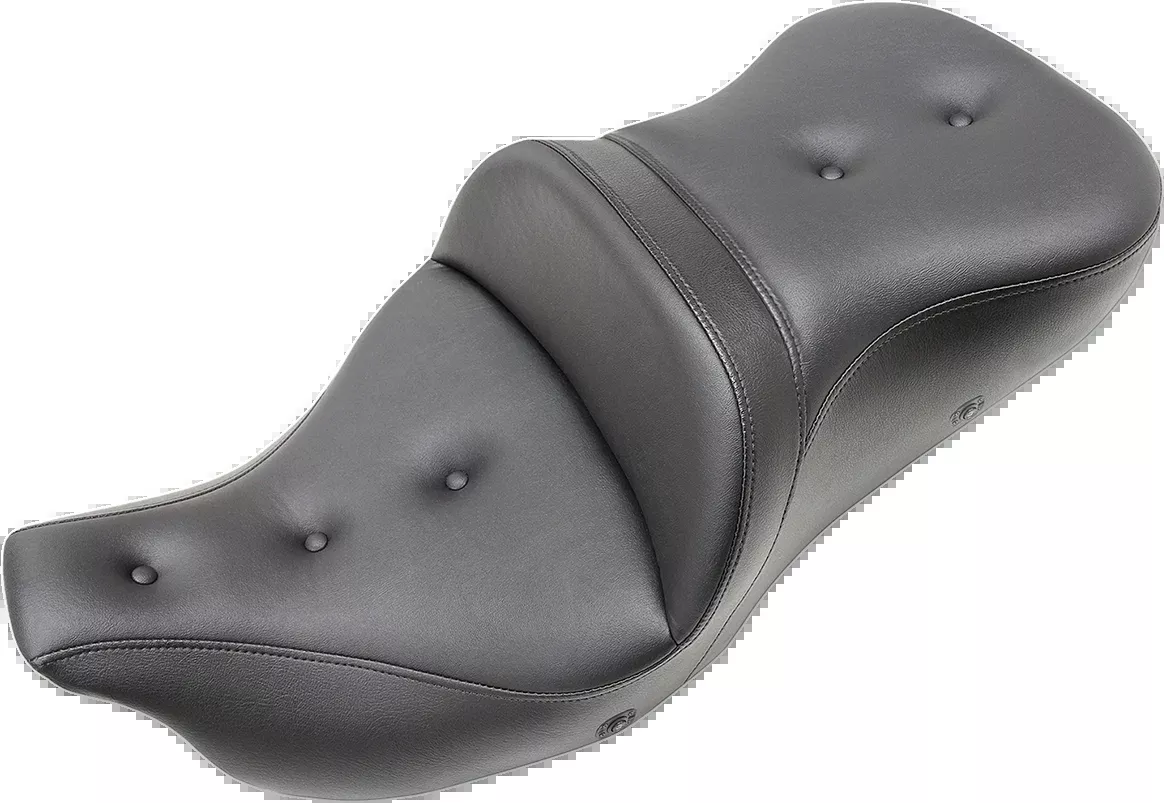 Roadsofa™ Seat - Heated - Pillow Top - without Backrest - Black - FLH/FLT '09-'24
