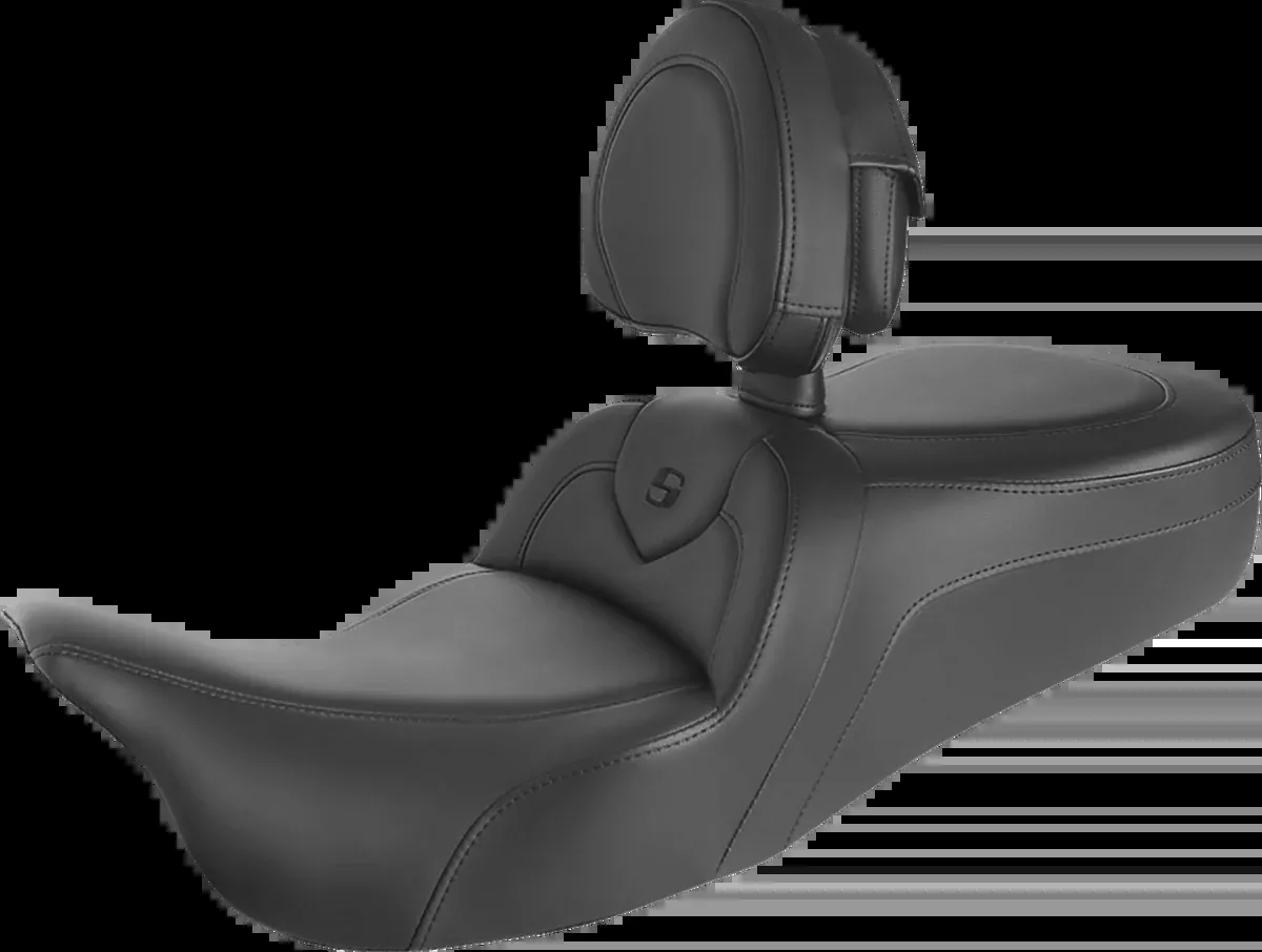 RoadSofa™ Seat - With Backrest - Black w/ Black Stitching - FL '09-'24