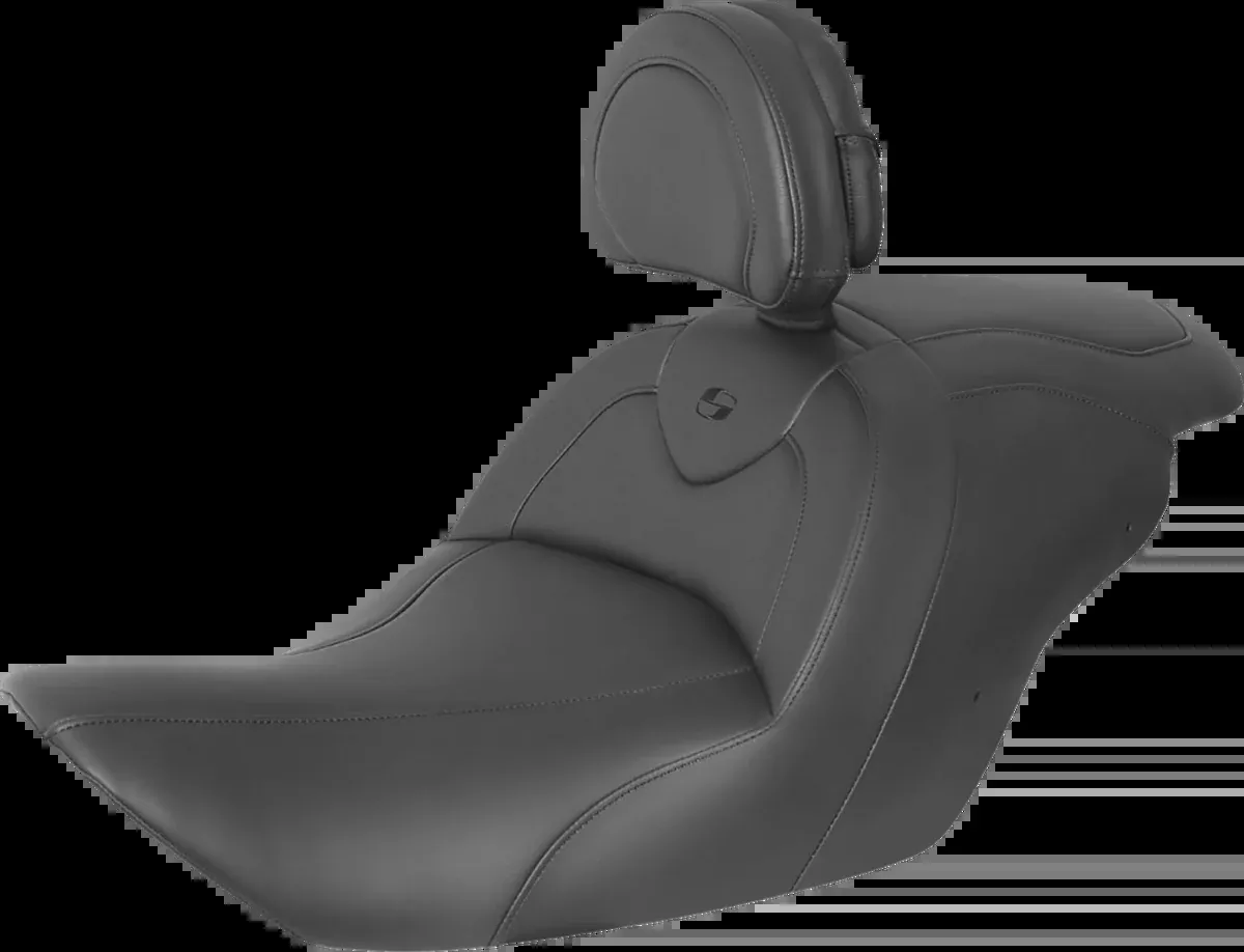 RoadSofa™ Seat - with Backrest - Black w/ Black Stitching - GL1800 '14-'17