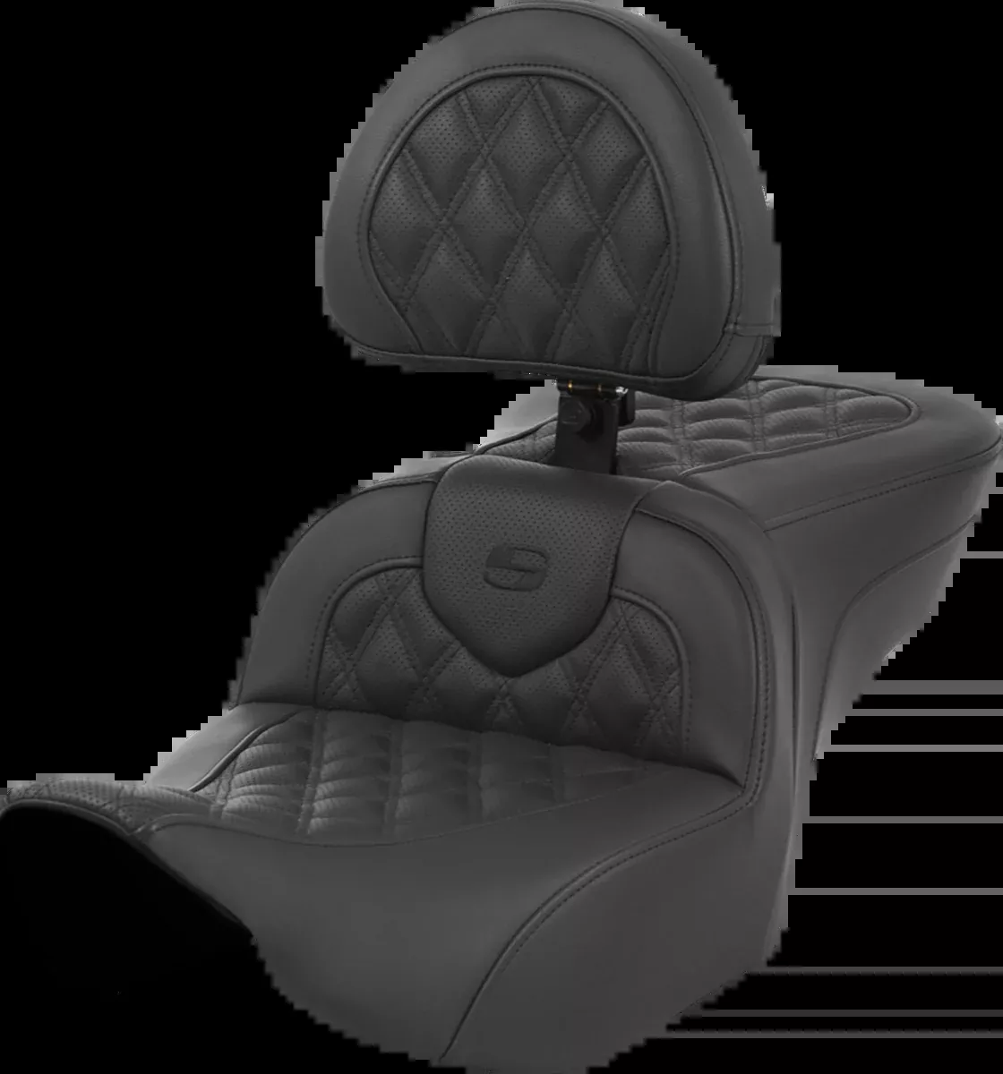 Roadsofa™ Seat - with Backrest - Lattice Stitch - Black - FL '23-'24