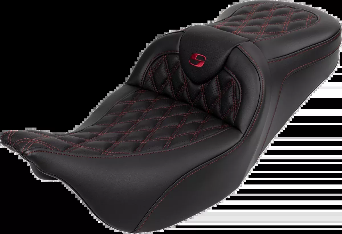 Roadsofa™ Seat - with Backrest - Wine Berry Stitch - FL '08-'23